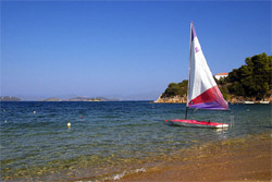 Kanapitsa beach in Skiathos